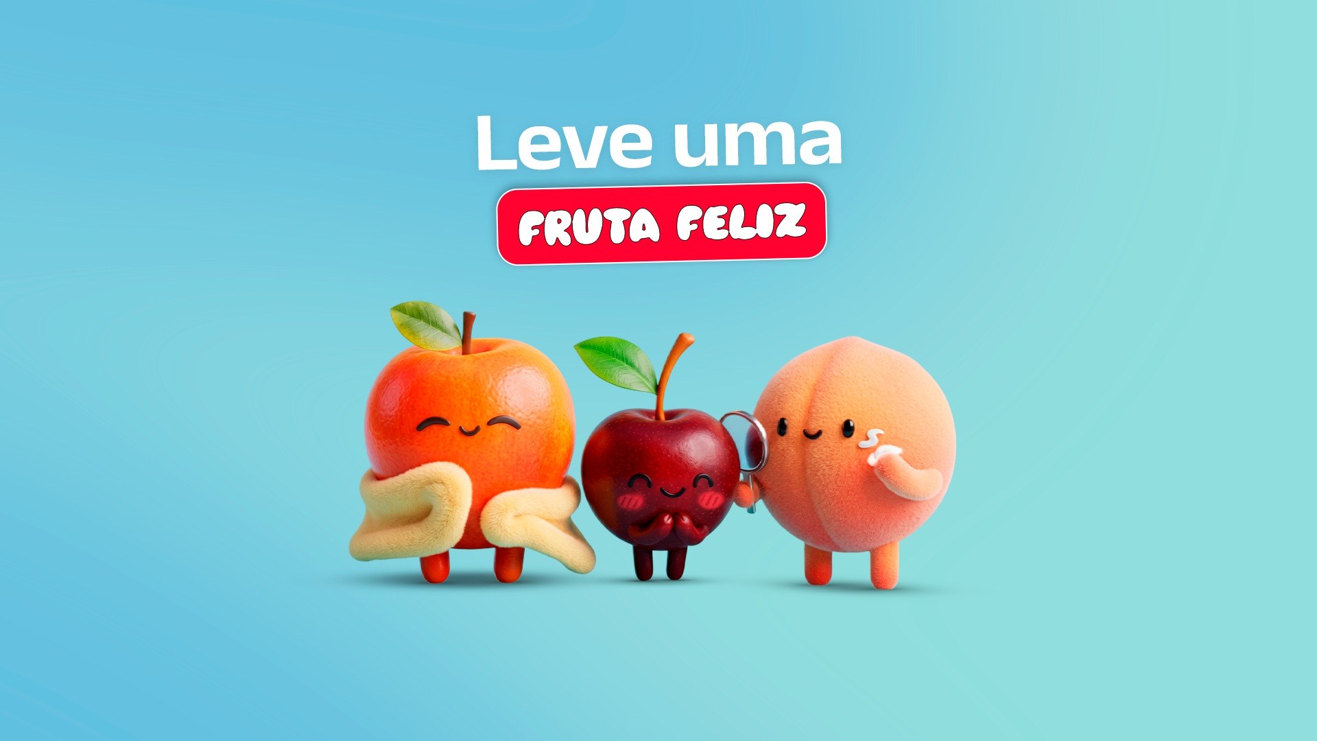 Leve uma fruta feliz